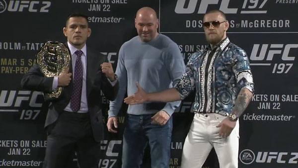 Rafael dos Anjos contre Conor McGregor Rafael dos Anjos contre Conor McGregor