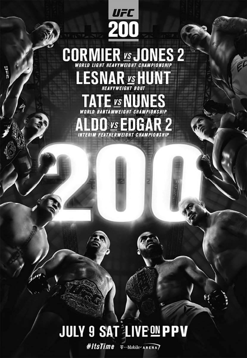Poster/affiche UFC 200