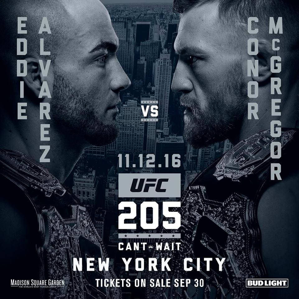 UFC 205 Les posters et les affiches au Madison Square Garden UFC Fans