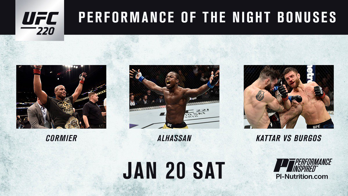 UFC 220 - Performance de la soirée