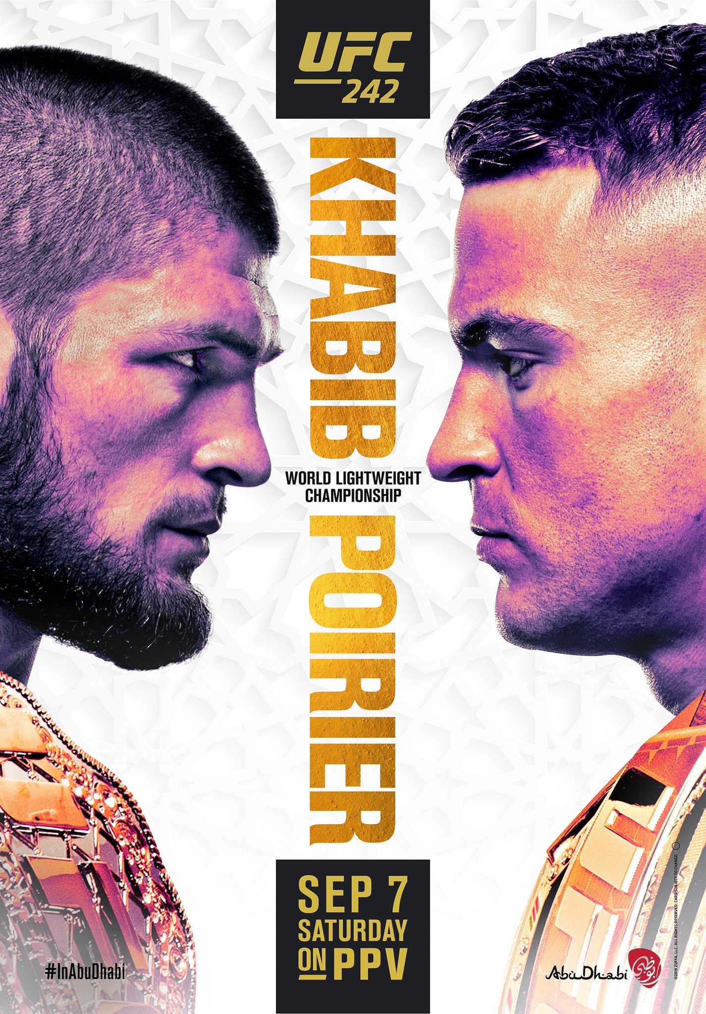 UFC 242 - Posters