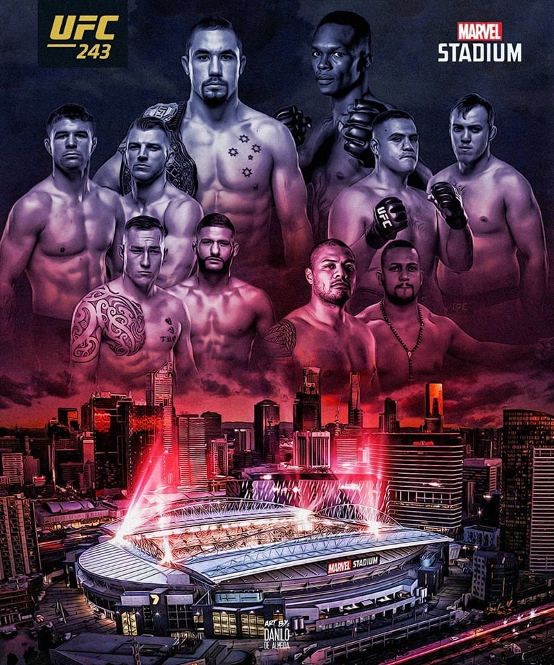 UFC 243 - Poster affiche