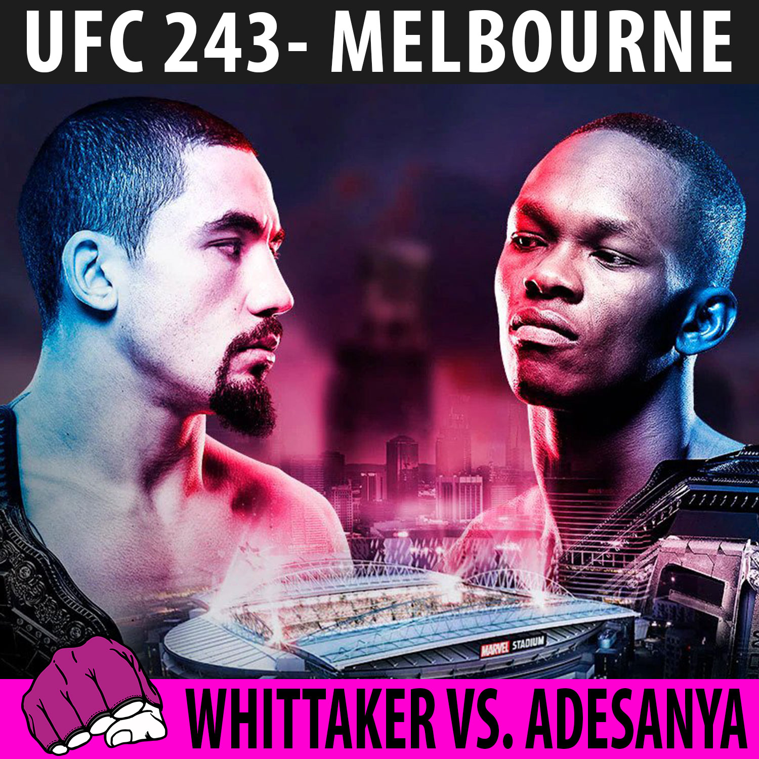 UFC 243 - Poster affiche