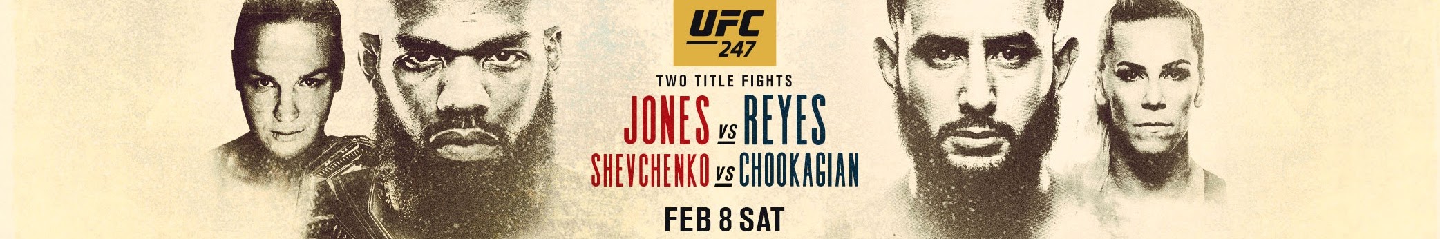 UFC 247 -  Poster affiche
