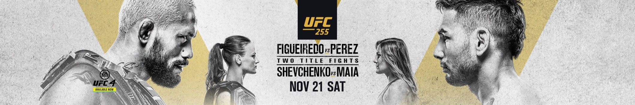 UFC 255 - Las Vegas  - Poster et affiche