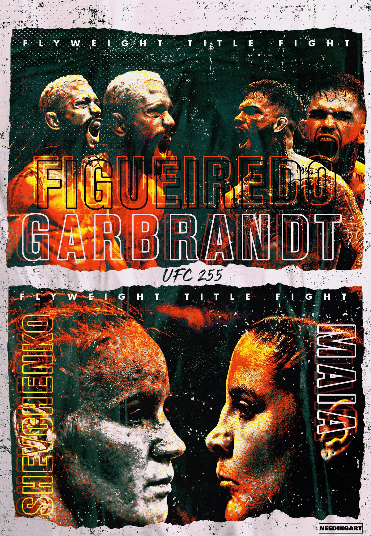UFC 255 - Las Vegas  - Poster et affiche