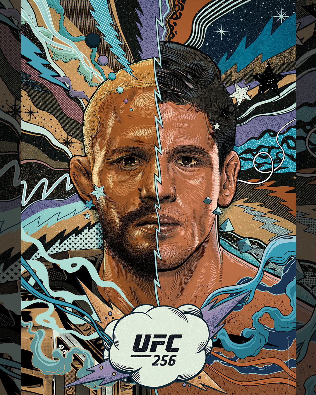UFC 256 - Las Vegas  - Poster et affiche
