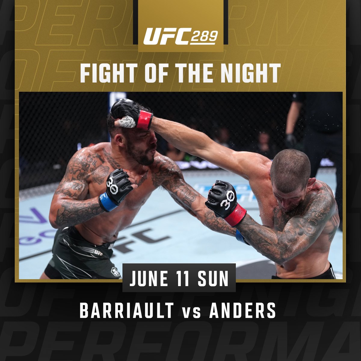 UFC 289 - Eryk Anders vs Marc-Andre Barriault