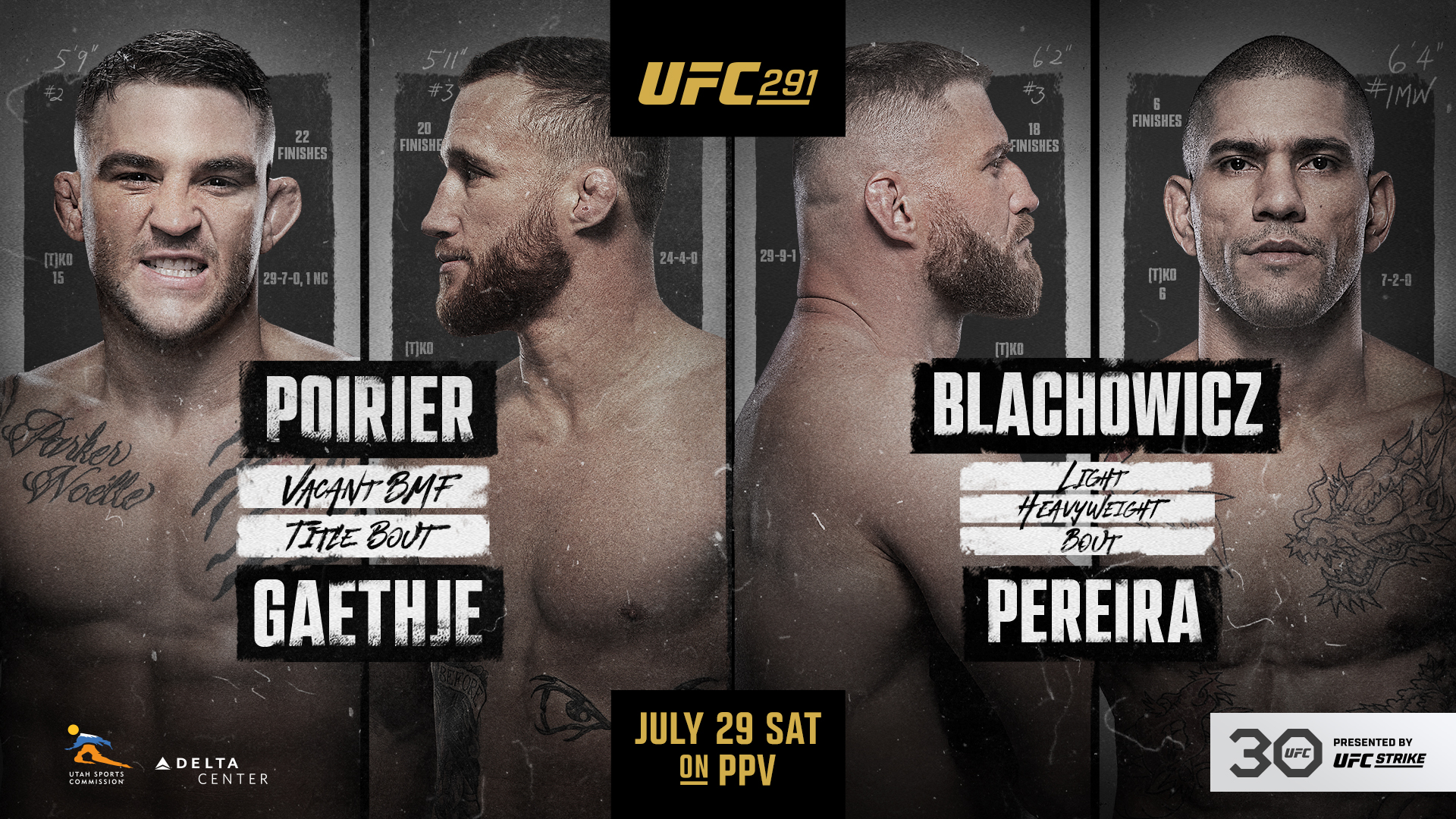 UFC 291 - Salt Lake City - Poster et affiche