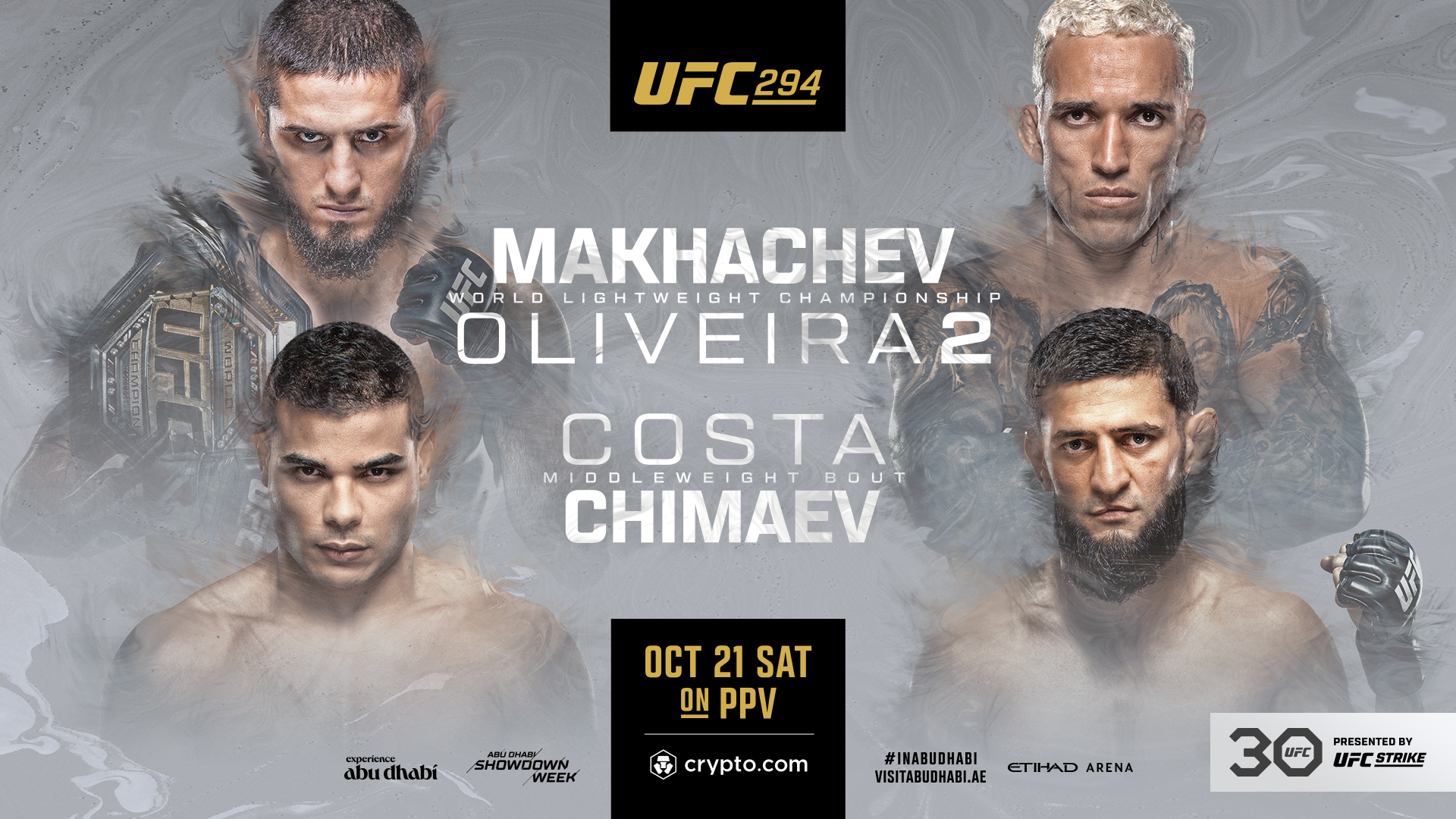 UFC 294 - Abu Dhabi - Poster et affiche