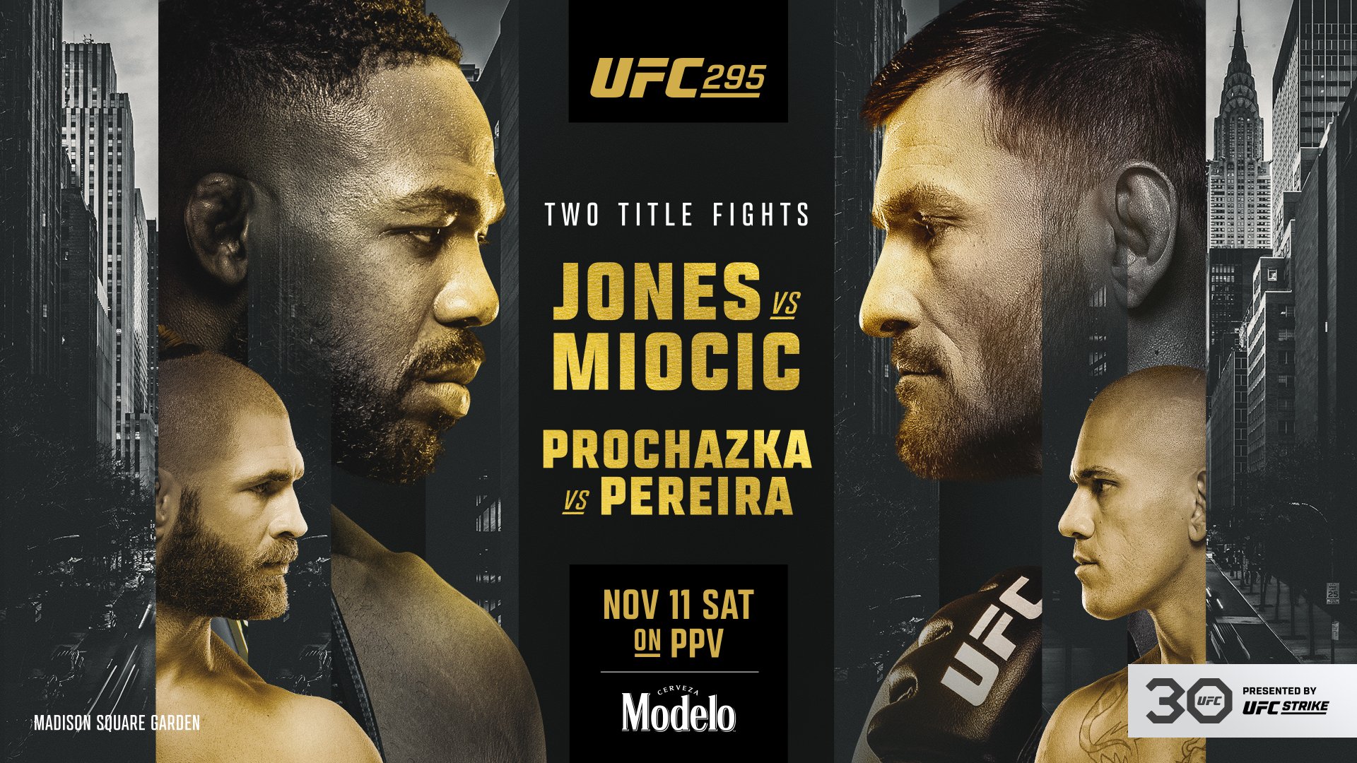 UFC 295 - New York City - Poster et affiche