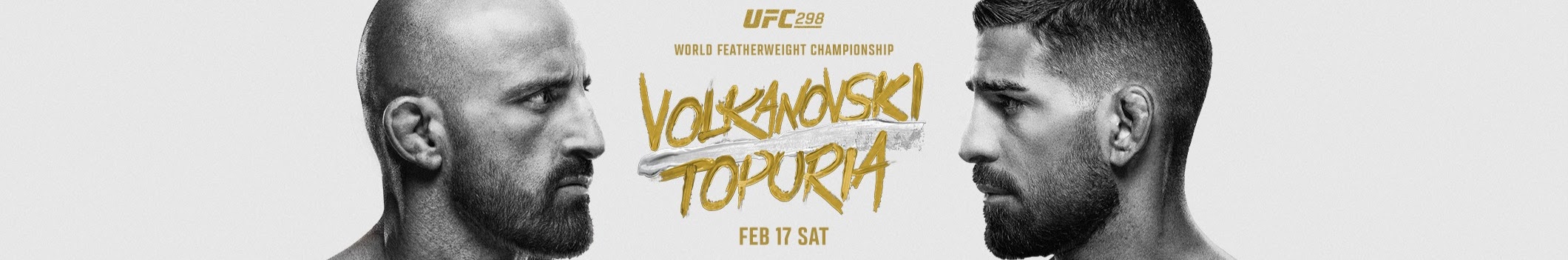 UFC 298 - Anaheim - Poster et affiche