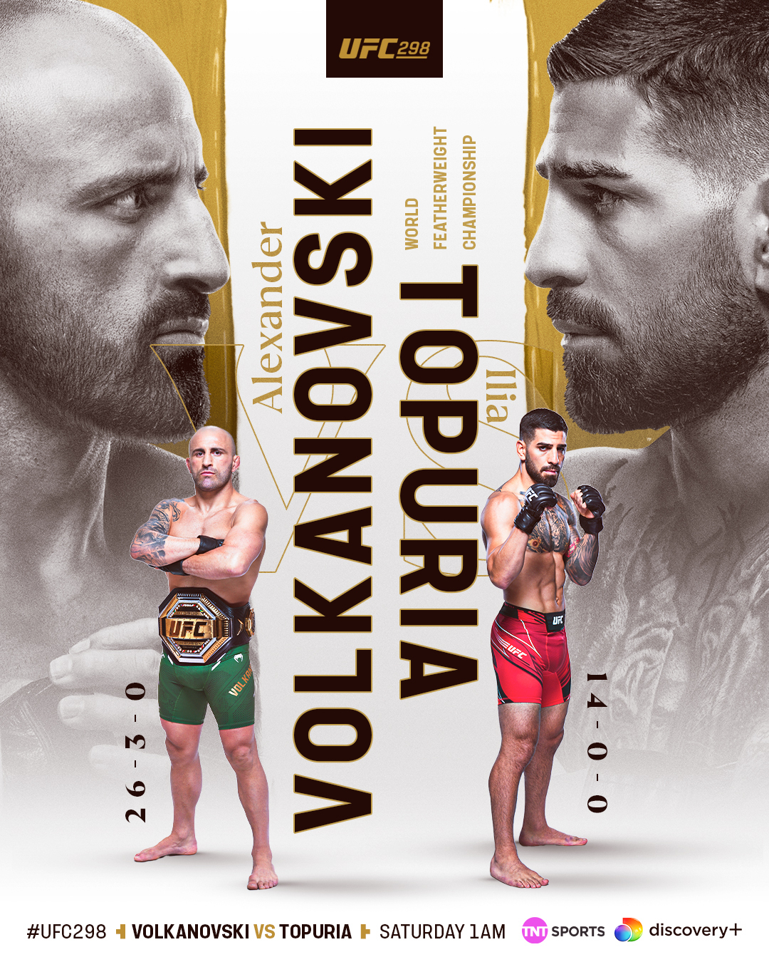UFC 298 - Anaheim - Poster et affiche