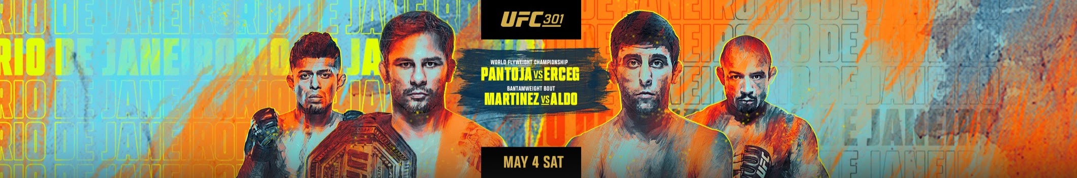 UFC 301 - Rio de Janeiro - Poster et affiche