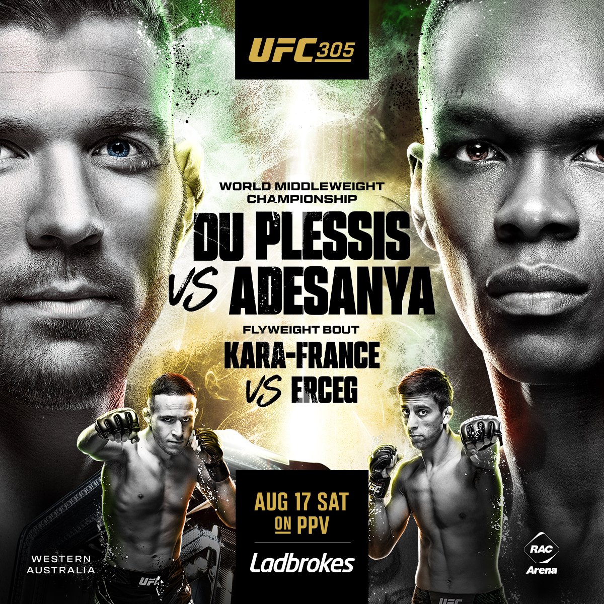 UFC 305 - Perth - Poster et affiche