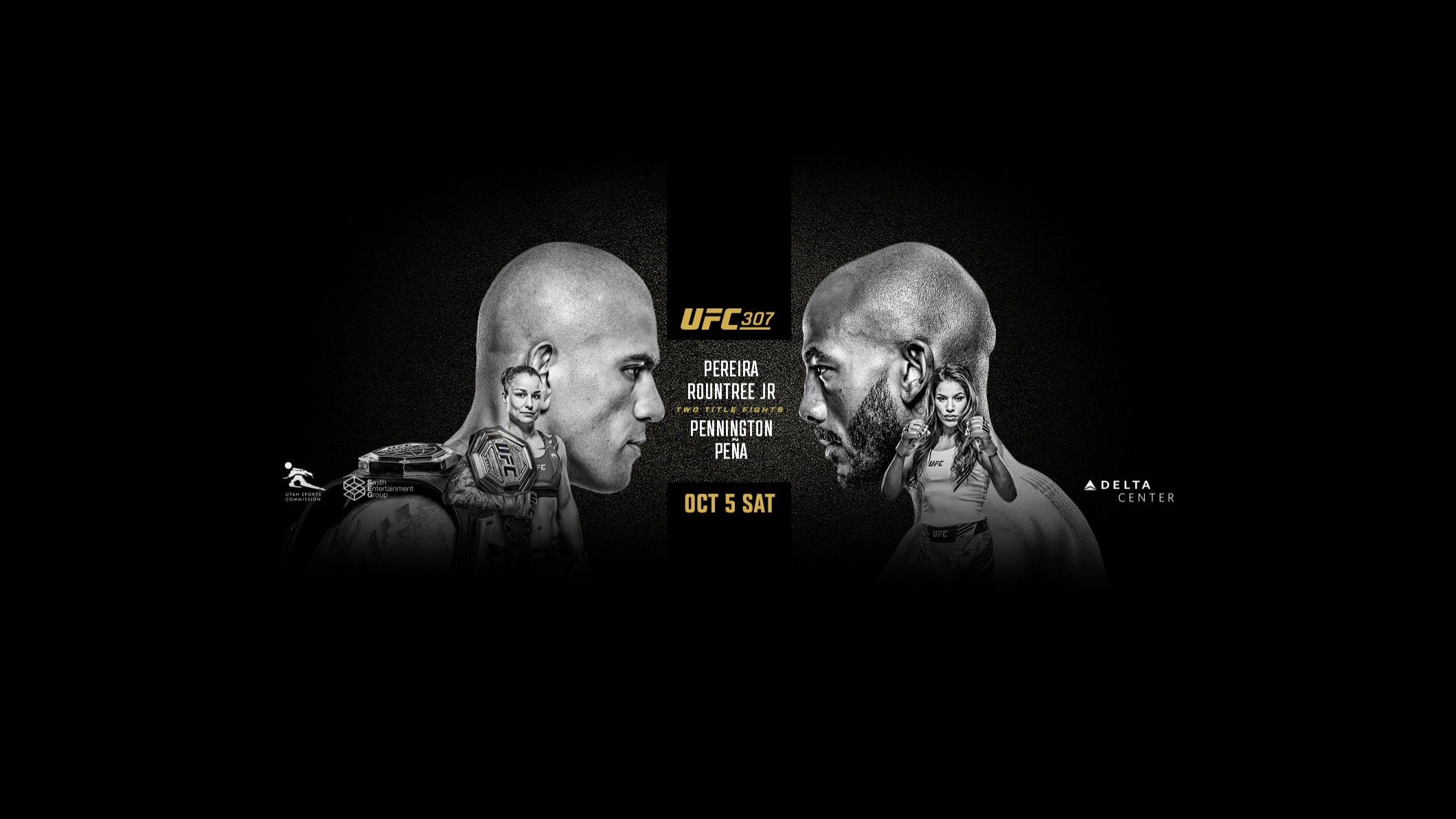 UFC 307 - Salt Lake City - Poster et affiche