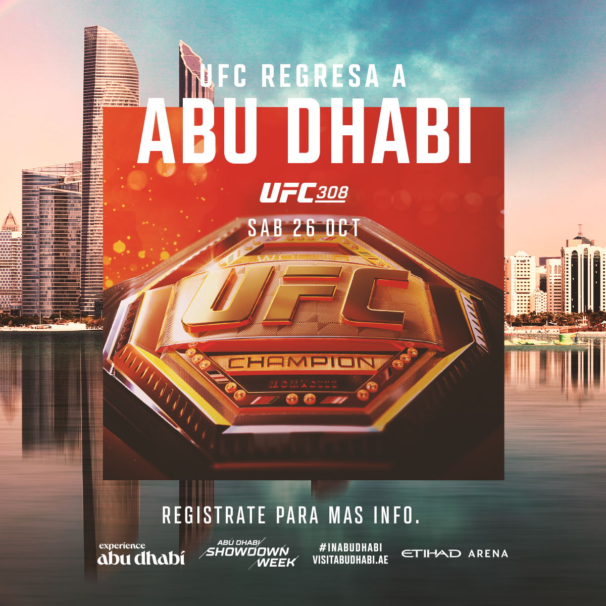 UFC 308 - Abu Dhabi - Poster et affiche