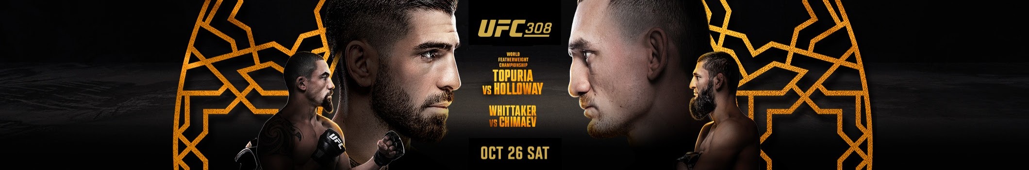 UFC 308 - Abu Dhabi - Poster et affiche