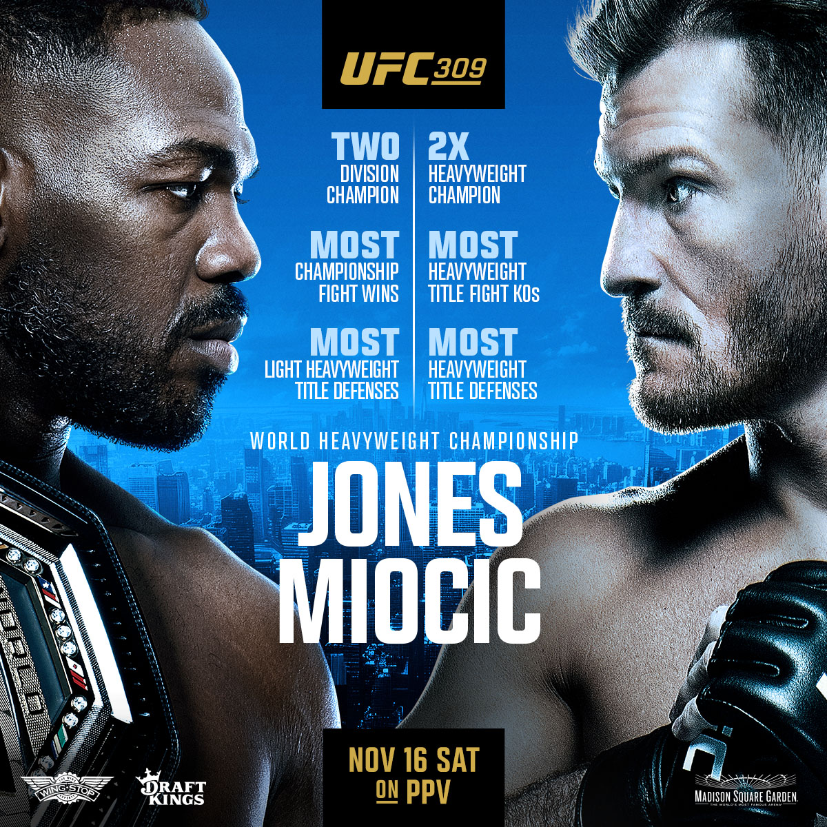 UFC 309 - New York - Poster et affiche