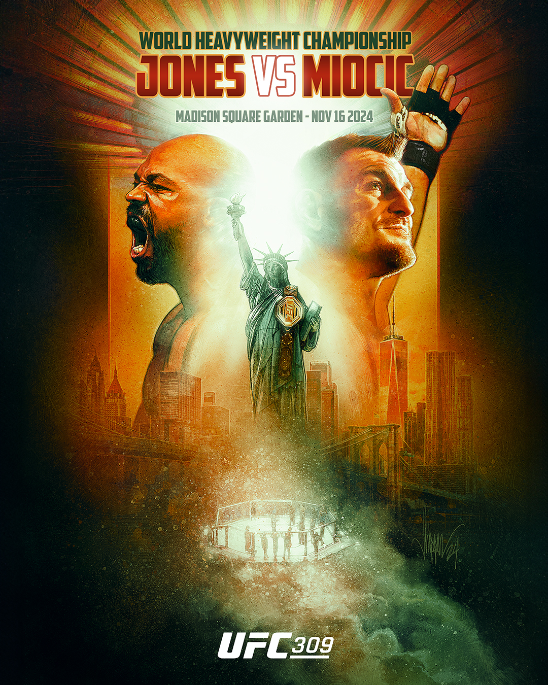 UFC 309 - New York - Poster et affiche