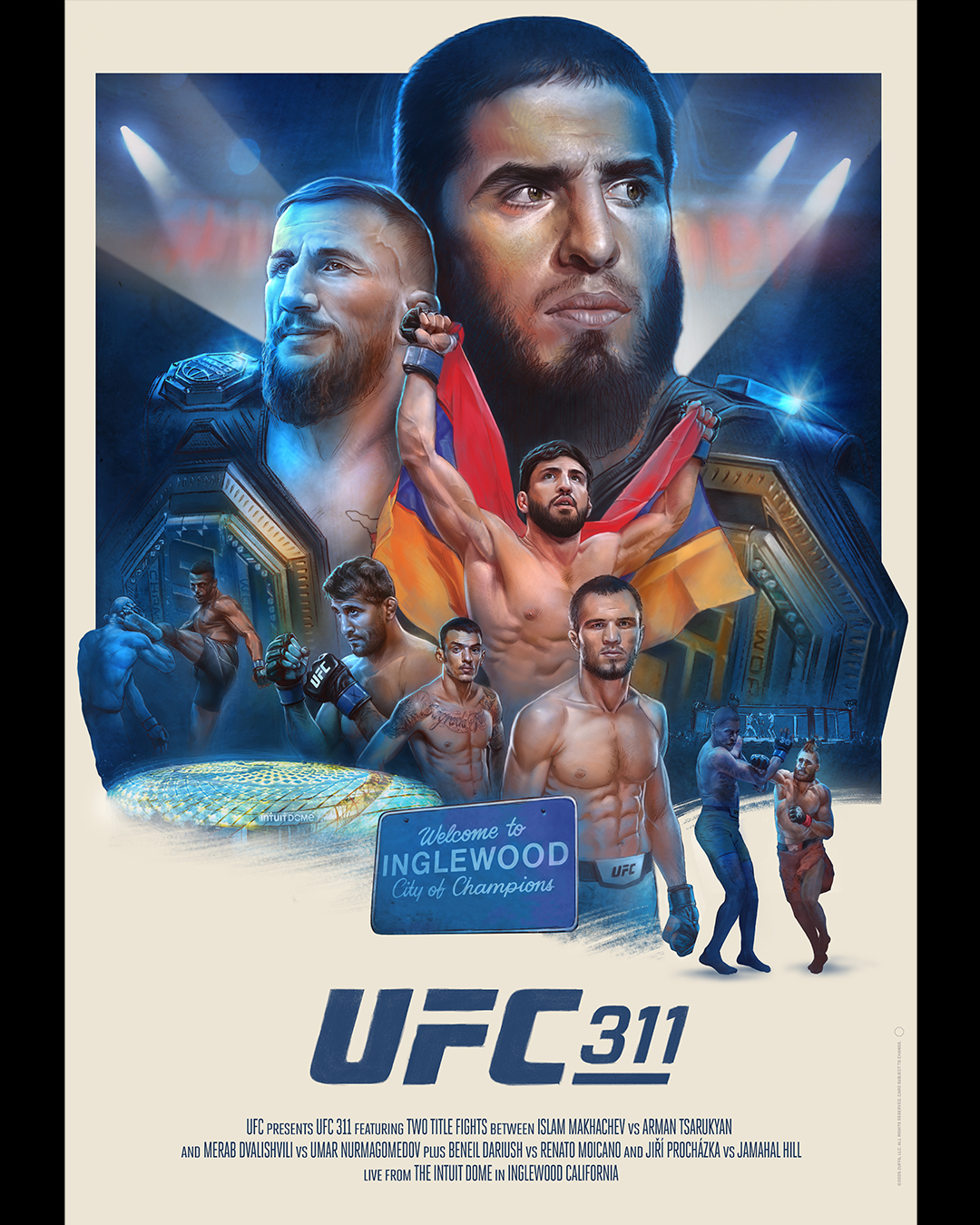 UFC 311 - Los Angeles - Poster et affiche