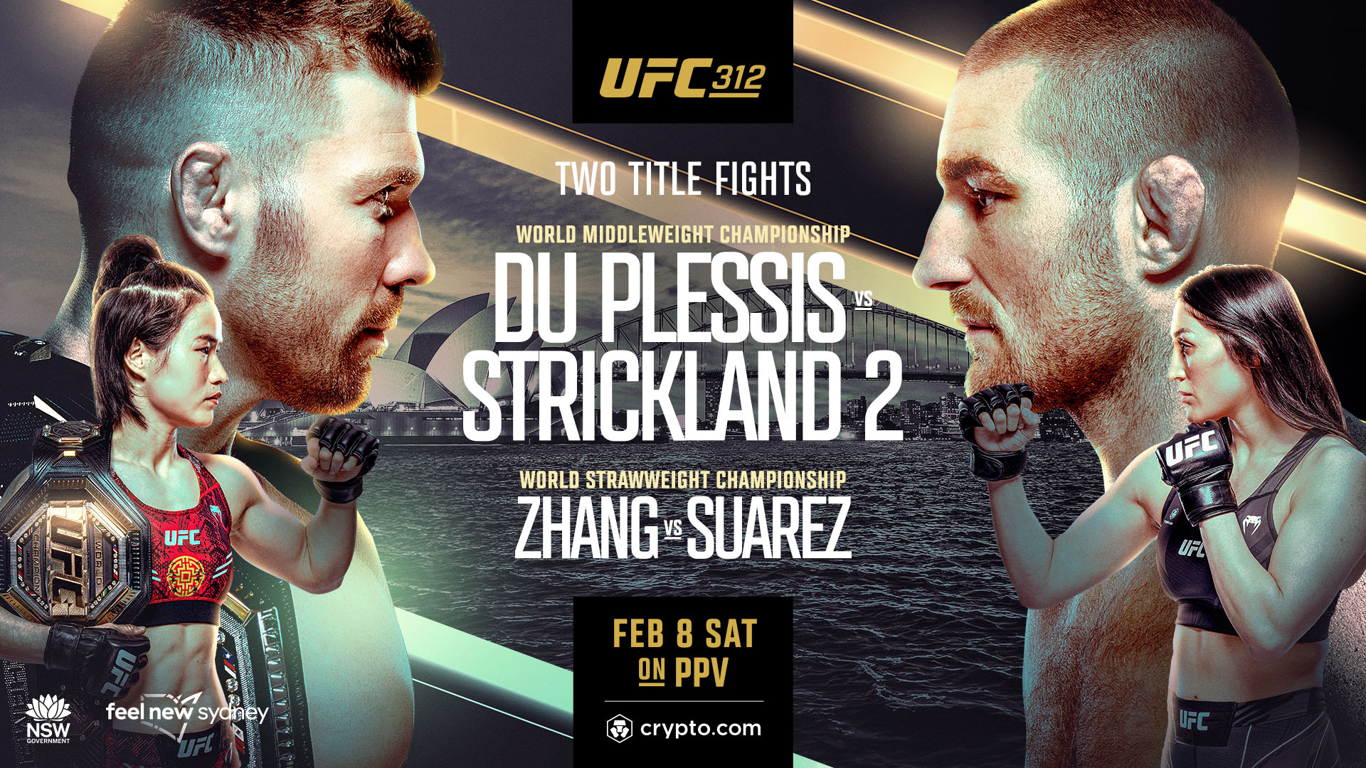 UFC 312 - Sydney - Poster et affiche