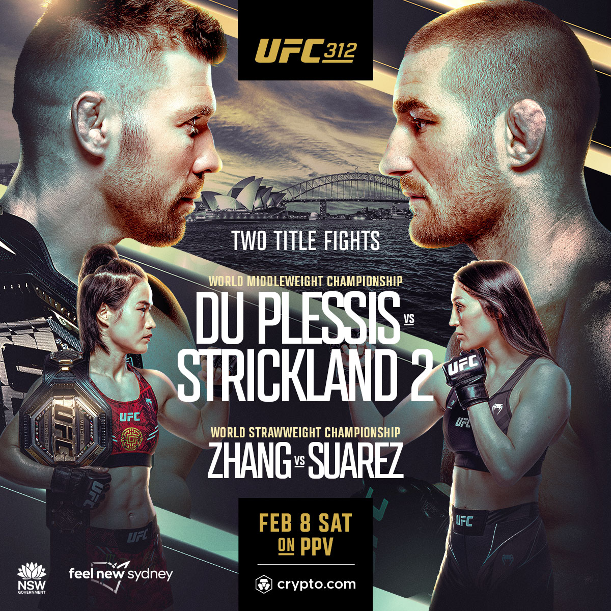 UFC 312 - Sydney - Poster et affiche