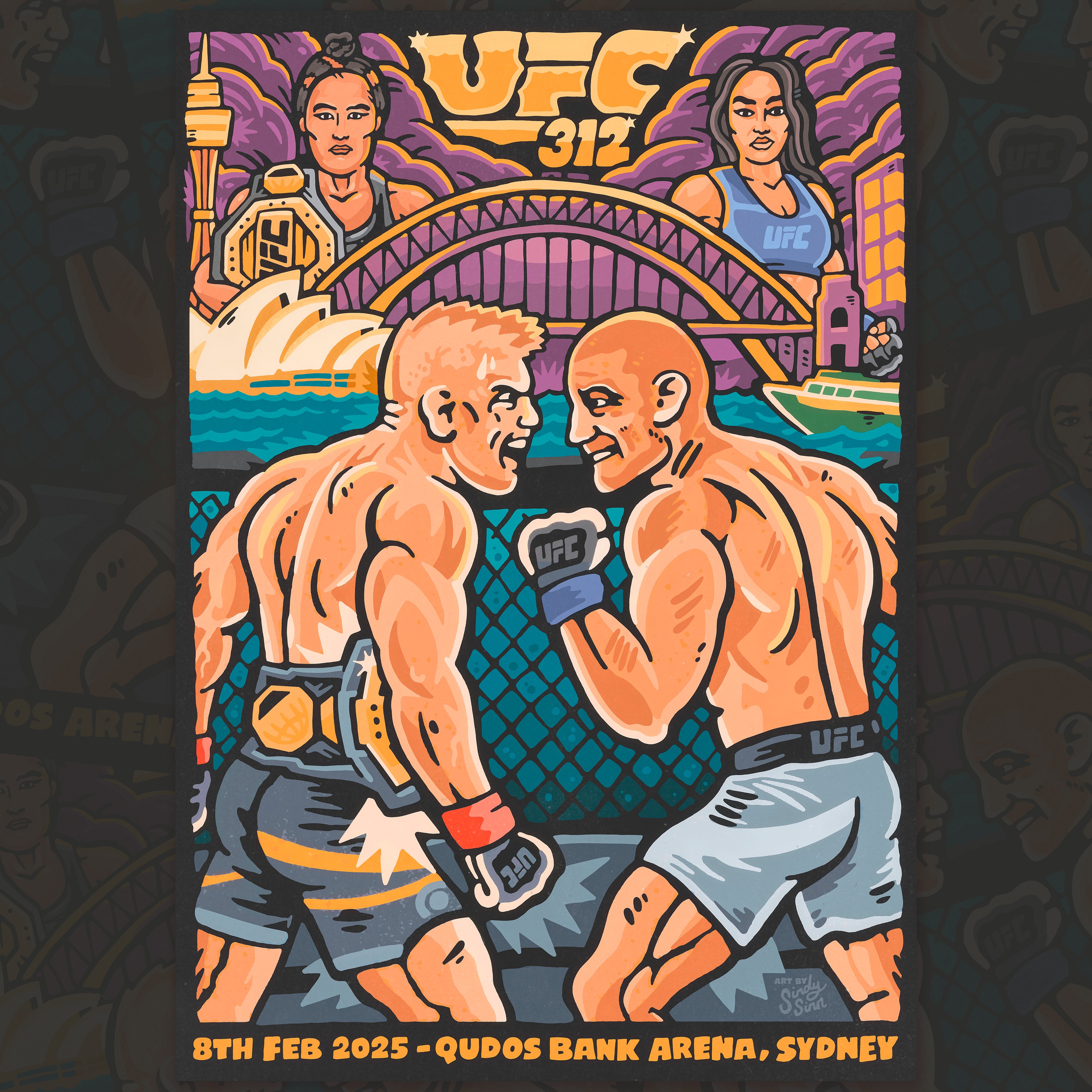 UFC 312 - Sydney - Poster et affiche