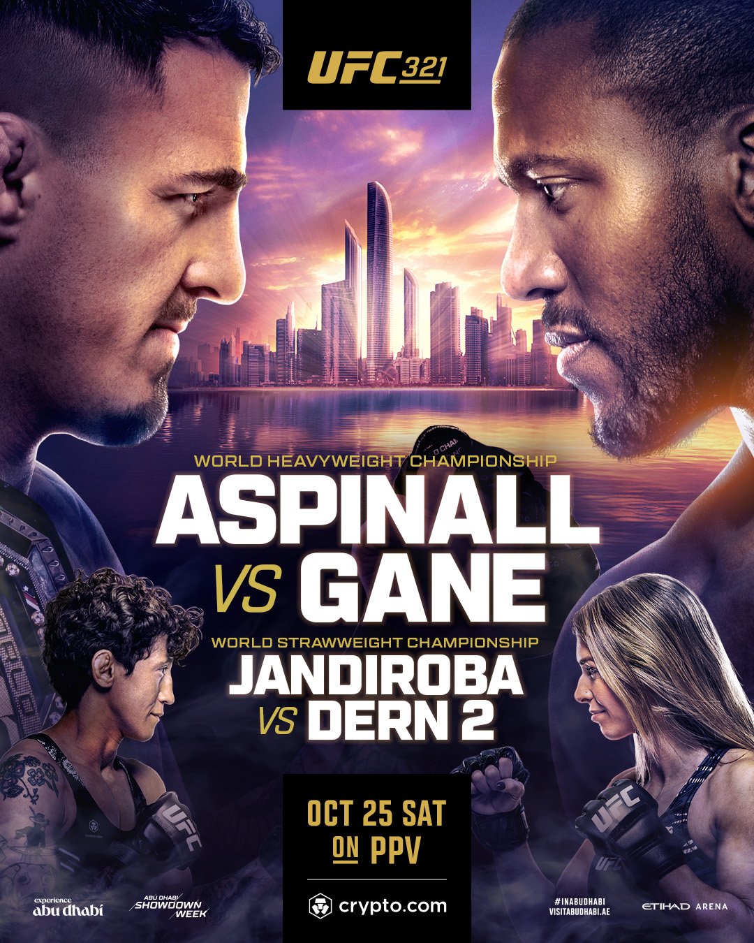 UFC 321 - Abu Dhabi - Poster et affiche